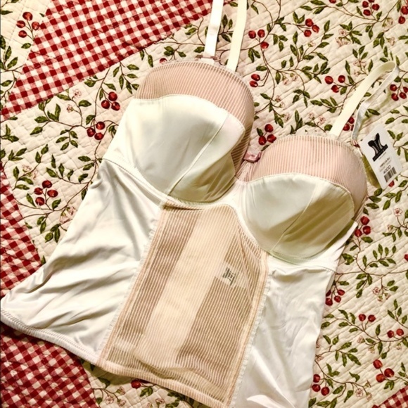 coloriffics Other - Corset - Bustier 40G Bridal Wedding Cami Lingerie Underwire Plus Size Bra NWT